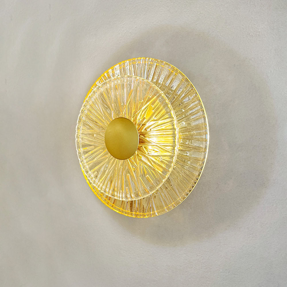 Lunara Natale Wall Sconce Light in Brass Gold