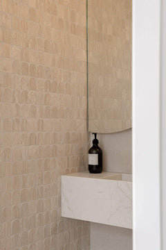 Travertine Arch Mosaic | Honed Natural Stone