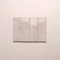 Linen Natural White Tile 50x150 mm