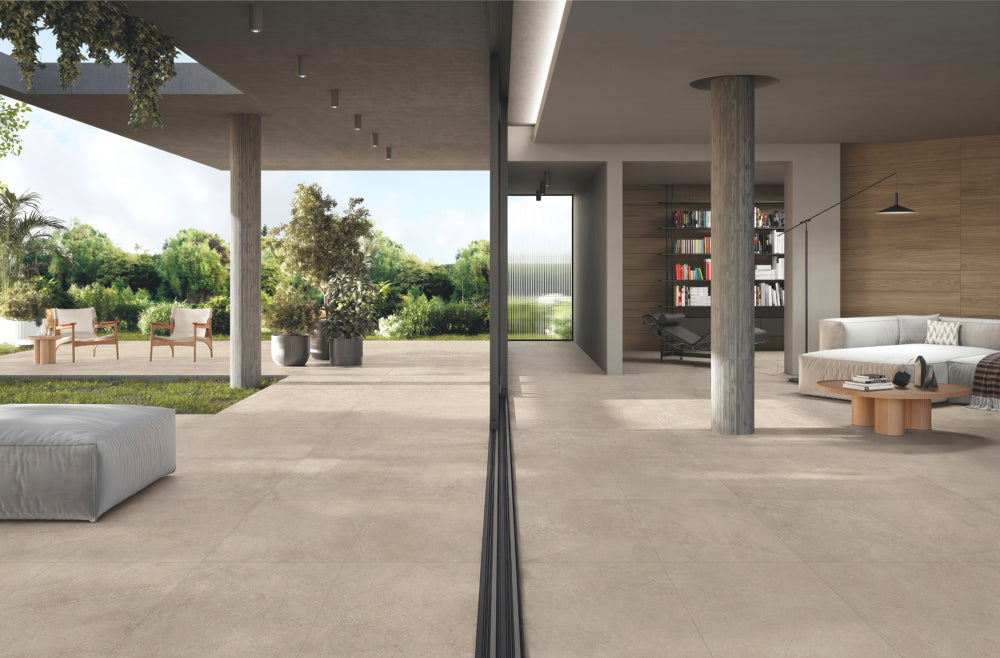 Limestone Blanco Series Porcelain Floor and Wall Tile