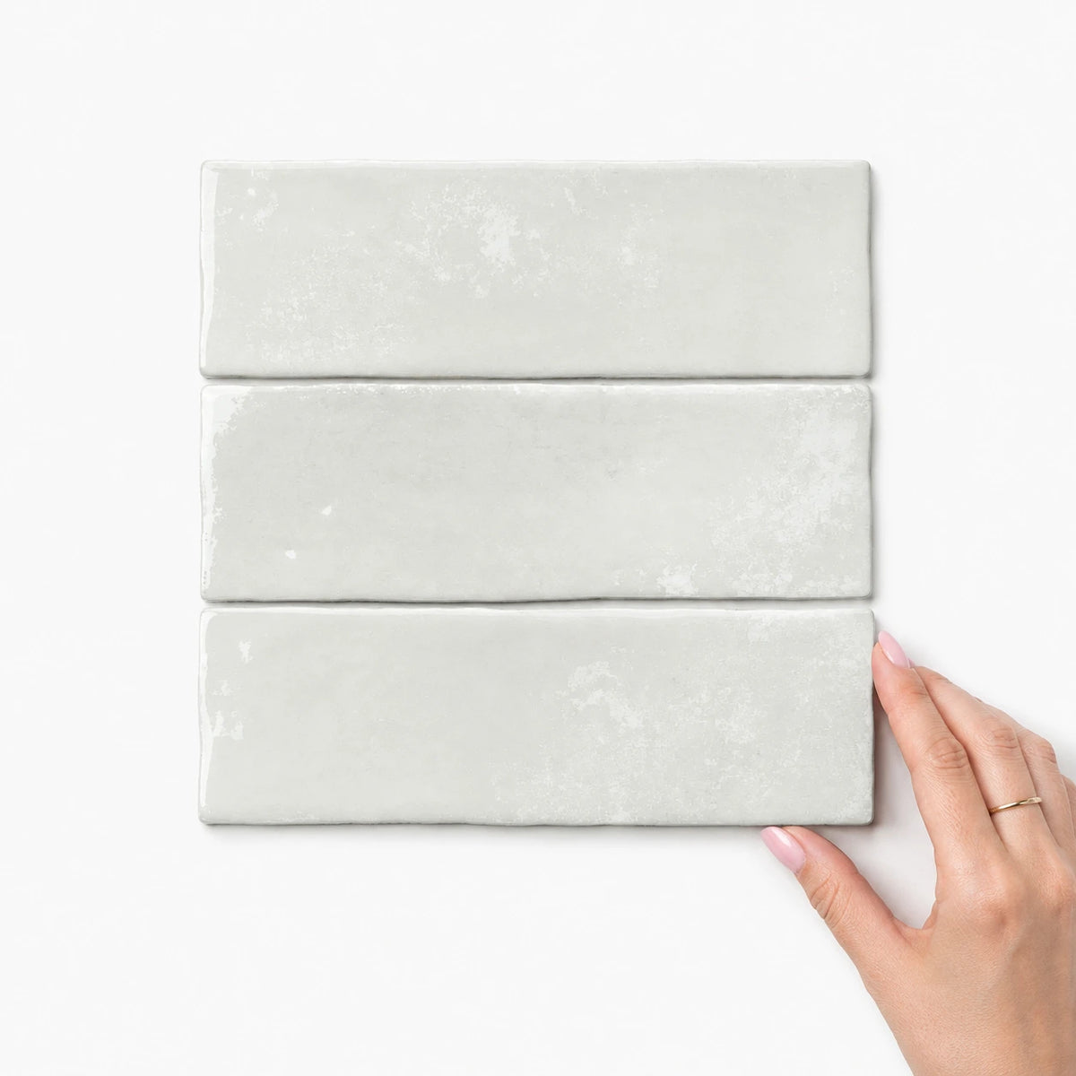 Matcha Spanish Porcelain Subway Tile 60x186 | Gloss Tile in Linen