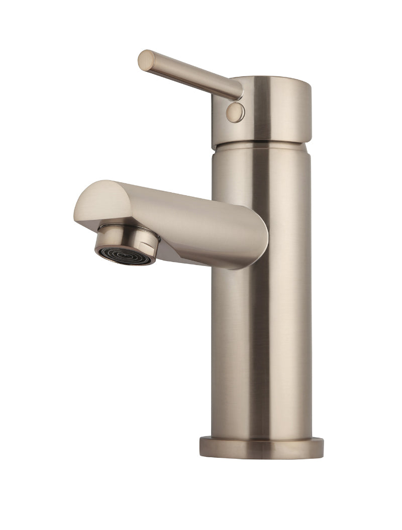 Round Basin Mixer in Champagne | Meir