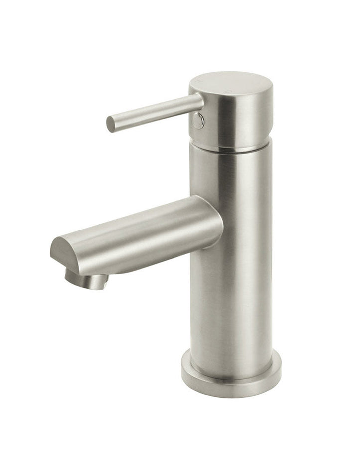 Round Basin Mixer in Brushed Nickel | Meir #Colour_Brushed Nickel