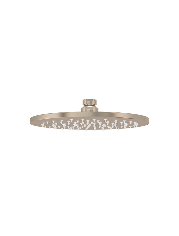 Round Shower Rose 200mm in Champagne | Meir #Colour_Champagne