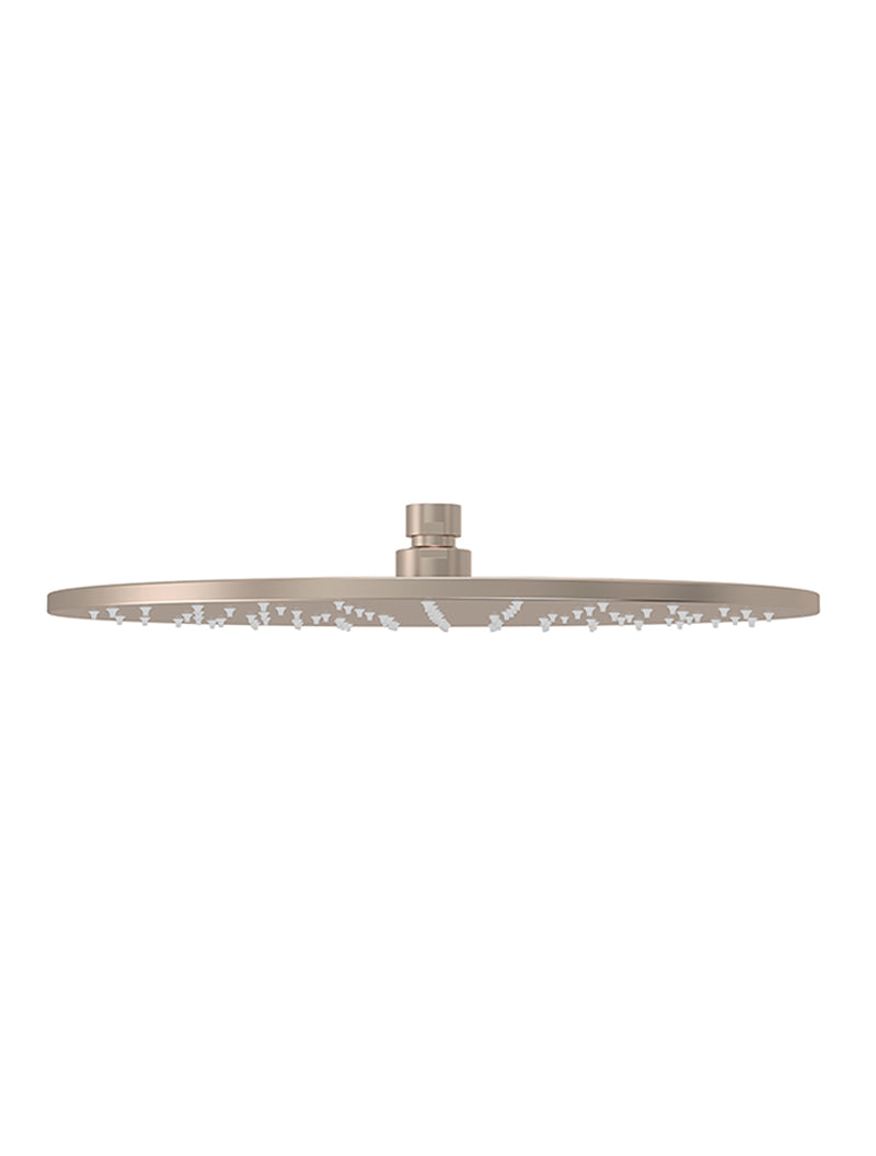 Round Shower Rose 300mm in Champagne | Meir