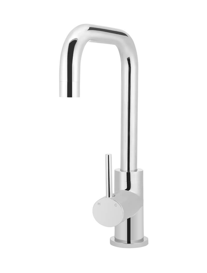 Polished Chrome - Round Kitchen Mixer Tap