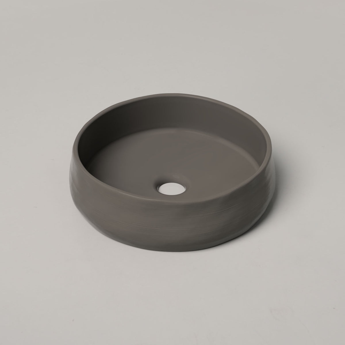Nood Co Mill Concrete Basin in Mid Tone Grey | Nood Co