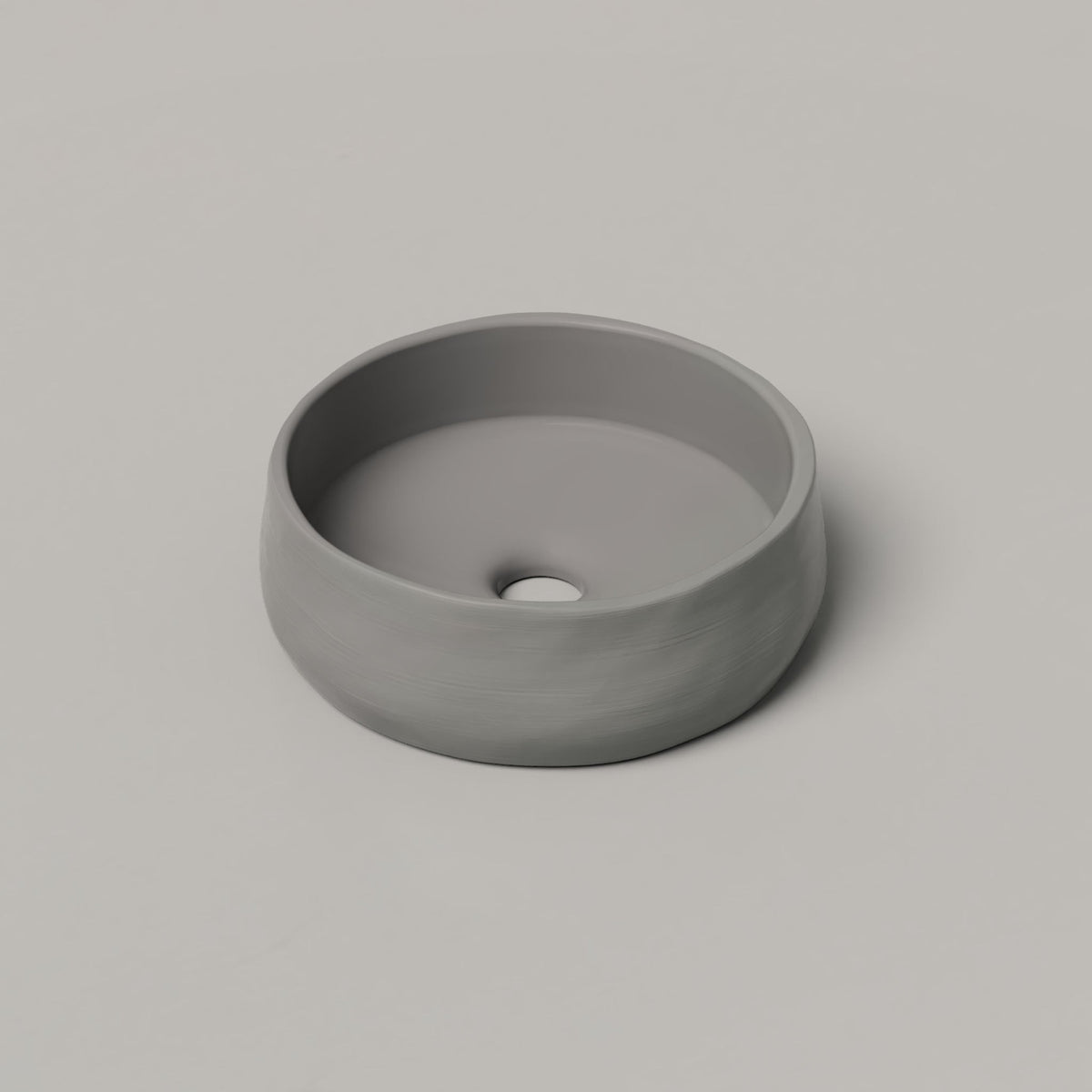 Nood Co Mill Concrete Basin in Sky Grey | Nood Co