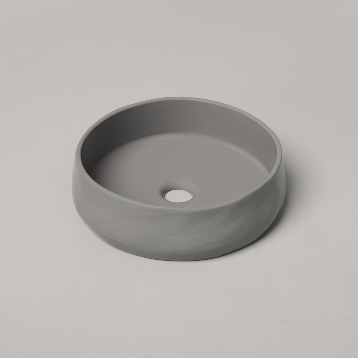 Nood Co Mill Concrete Basin in Sky Grey | Nood Co