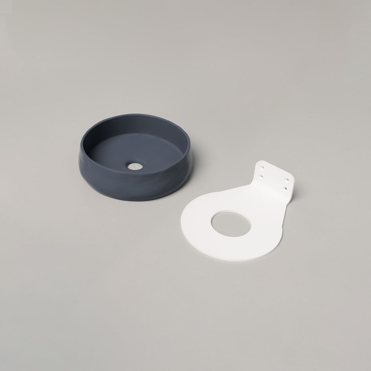 Nood Co Mill Concrete Basin in Copan Blue | Nood Co
