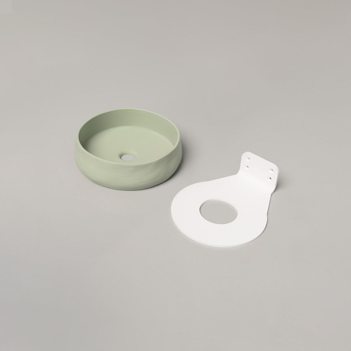 Nood Co Mill Concrete Basin in Mint | Nood Co