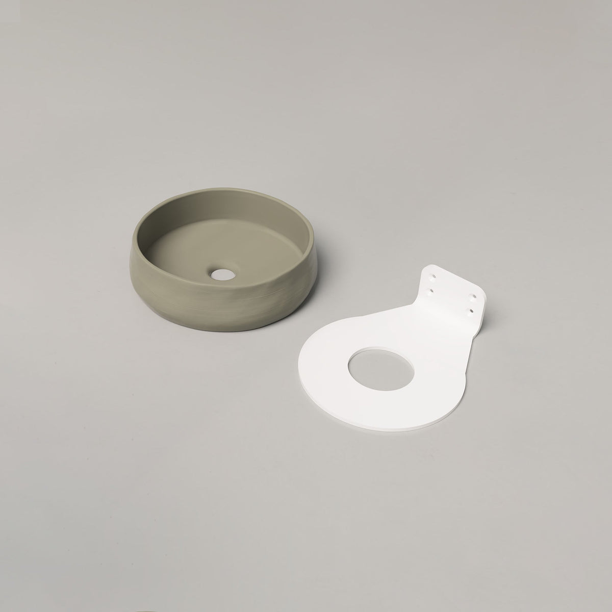 Nood Co Mill Concrete Basin in Sage | Nood Co