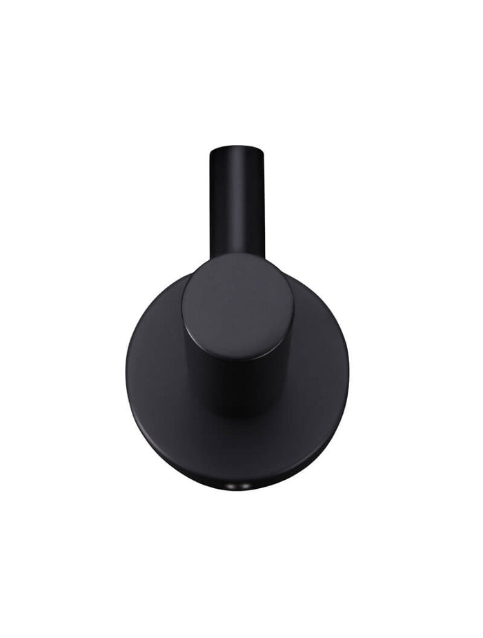 Round Robe Hook in Matte Black | Meir #Colour_Matte Black