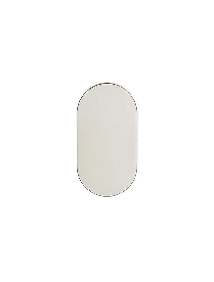 Curvaé Single Robe Hook in Brushed Nickel | Meir #Colour_Brushed Nickel