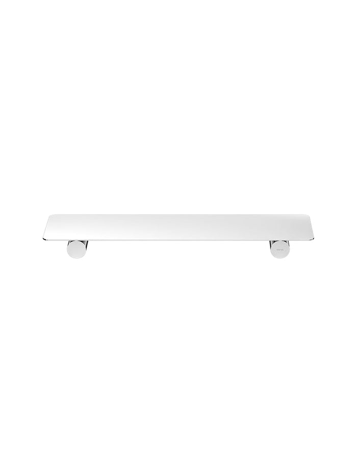 Curvaé Shower Shelf 400mm in Polished Chrome | Meir #Colour_Polished Chrome