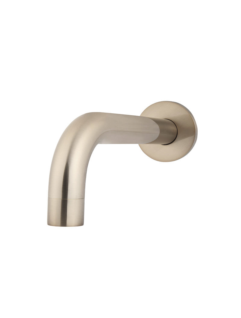 Universal Round Curved Spout in Champagne | Meir