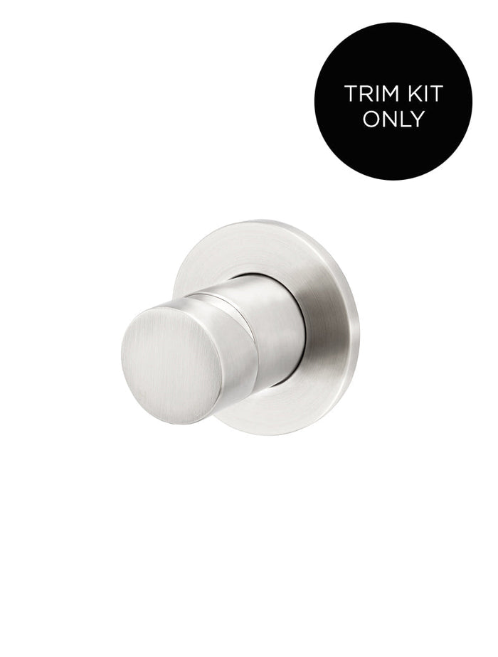 Round Wall Mixer Pinless Handle Trim Kit - In-wall Body Not Included in Brushed Nickel | Meir #Colour_Brushed Nickel