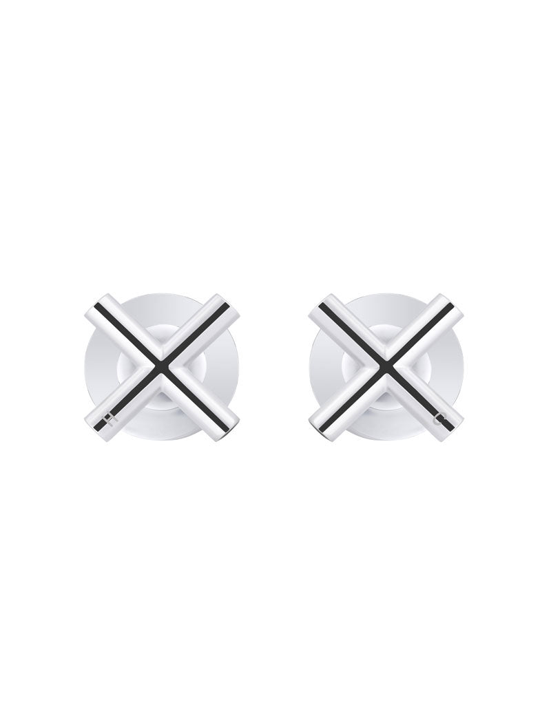 Round Cross Handle Jumper Valve Wall Top Assemblies in Polished Chrome | Meir