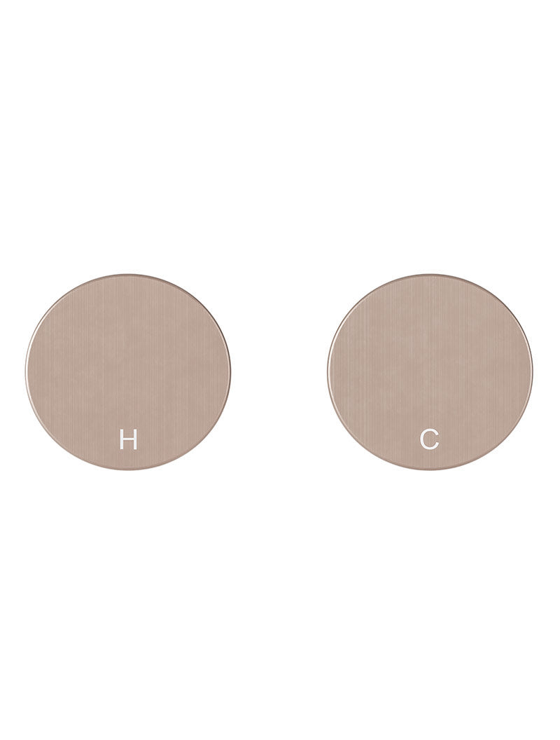 Champagne - Circular Wall Taps