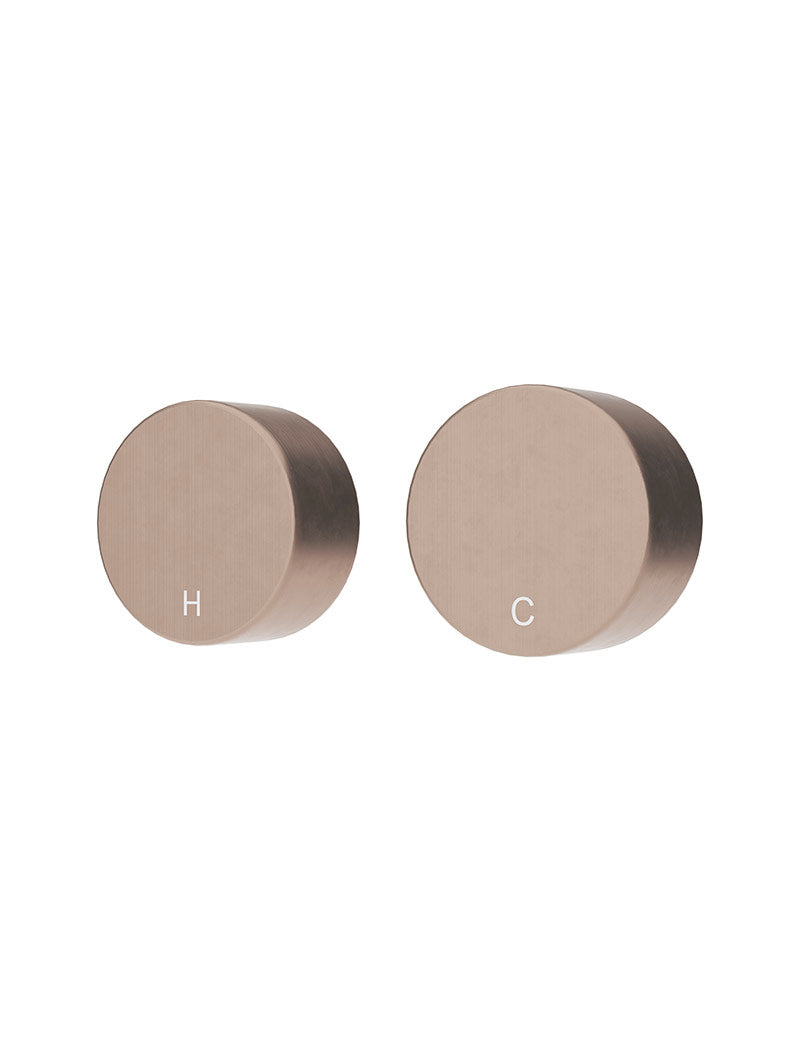 Circular Wall Taps in Champagne | Meir