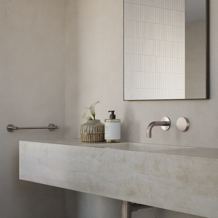 Progressive mixer - in-wall body and Trim set in Champagne | Meir #Colour_Champagne
