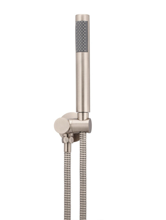 Round Shower on Swivel Bracket in Champagne | Meir #Colour_Champagne