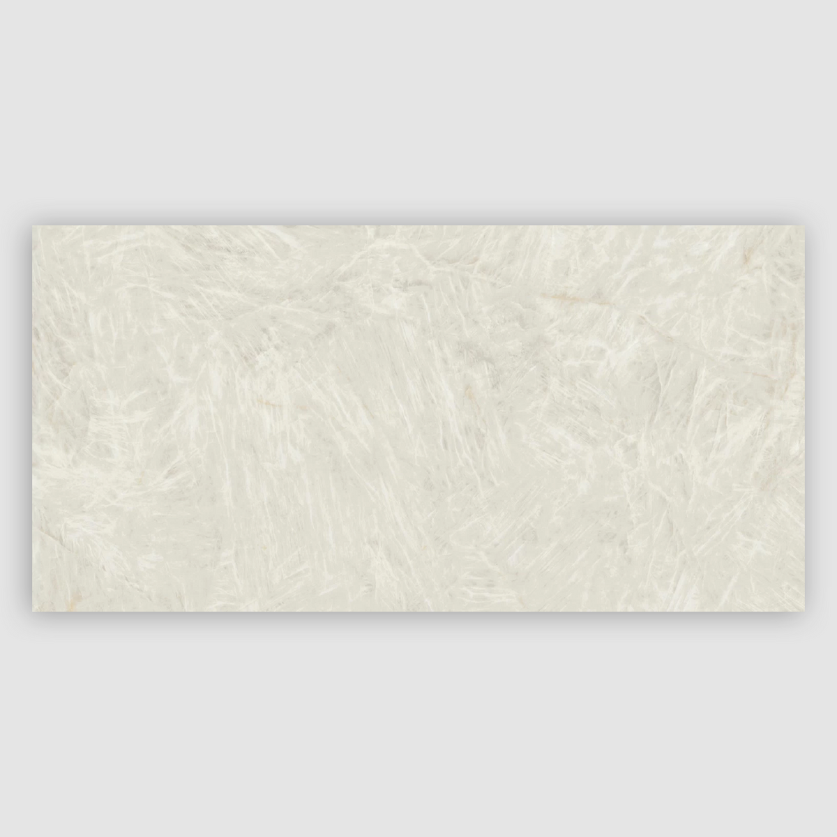 Marvel Gala Italian Porcelain Tile in Crystal White, Lappato finish