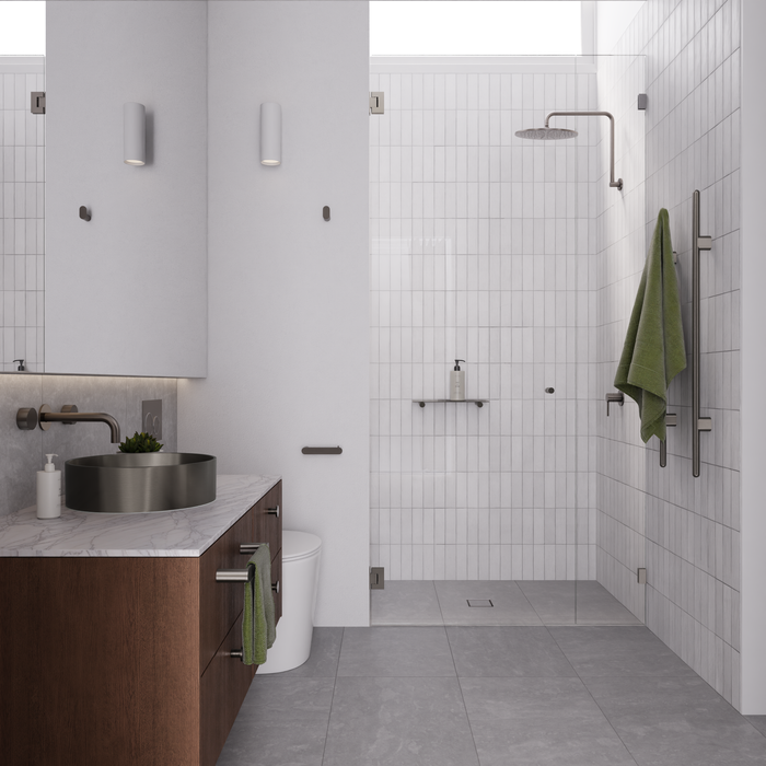 Curvaé Toilet Roll Holder in Shadow | Meir #Colour_Shadow