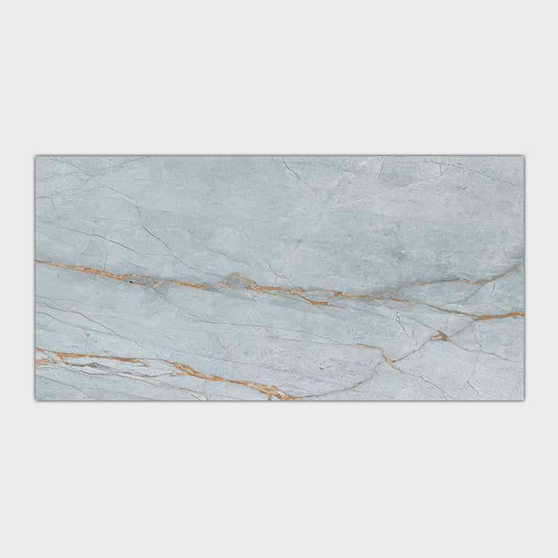 Noble Stone Marble Look Porcelain Tiles | 3D Carved Technology in Blue, 3D Natural finish