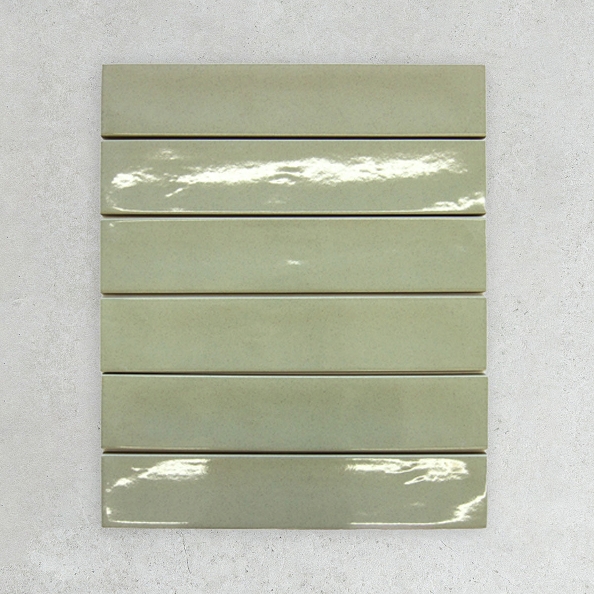 Arou Series Spanish Porcelain Tile in Olive, Gloss finish