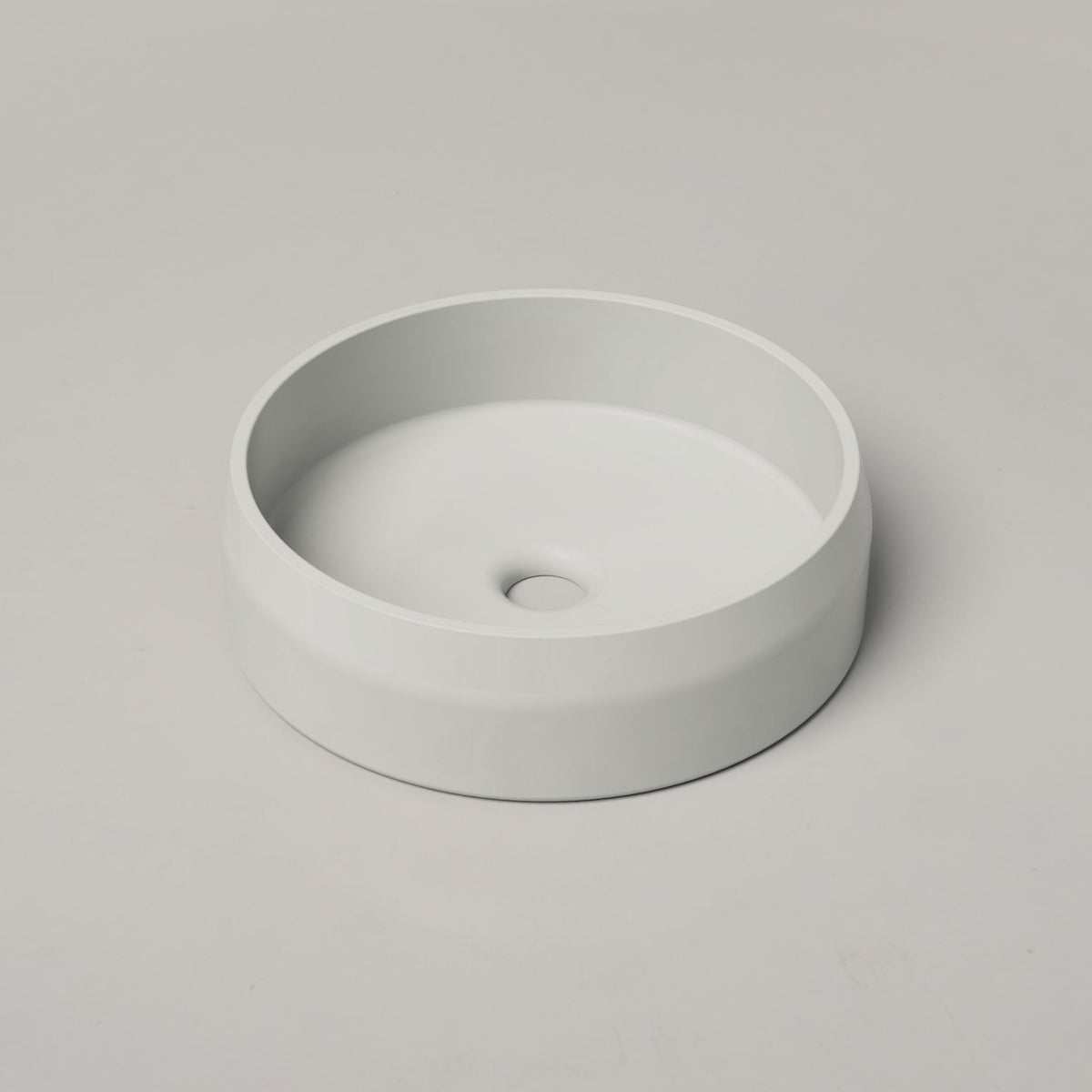 Nood Co Prism Circle Concrete Basin in Cloud | Nood Co
