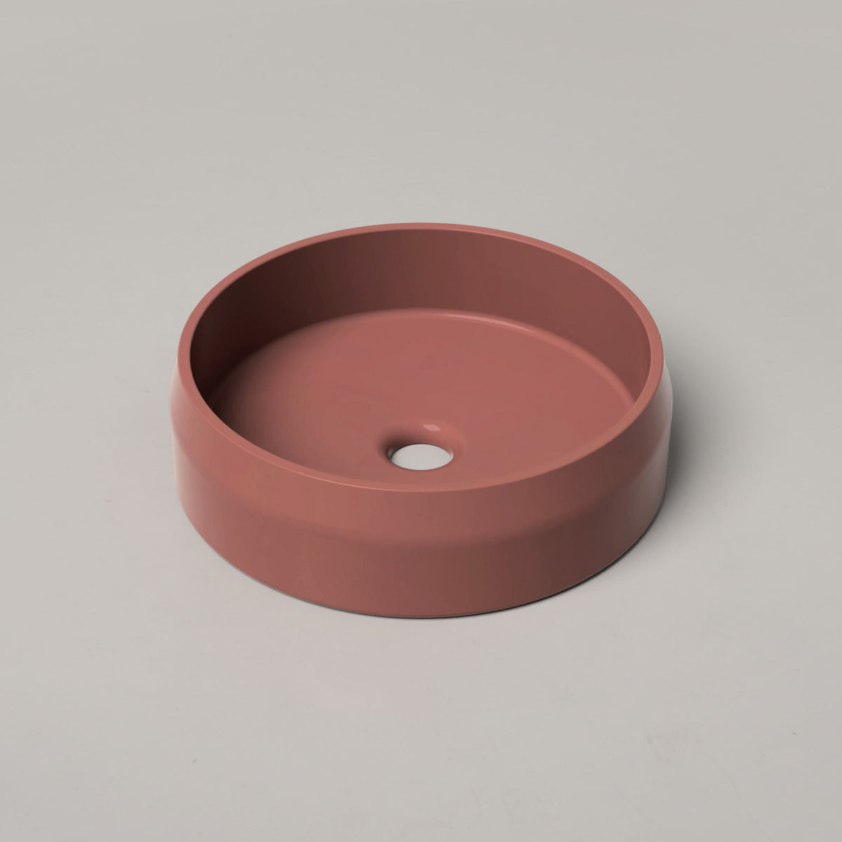 Nood Co Prism Circle Concrete Basin in Musk | Nood Co