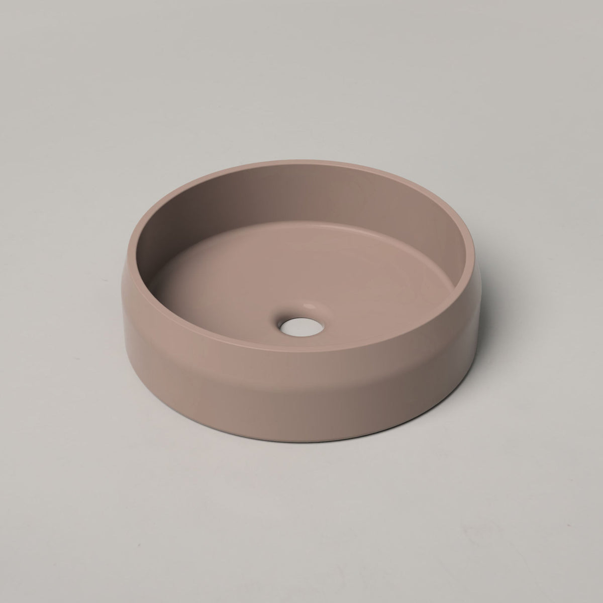 Nood Co Prism Circle Concrete Basin in Paperbark | Nood Co