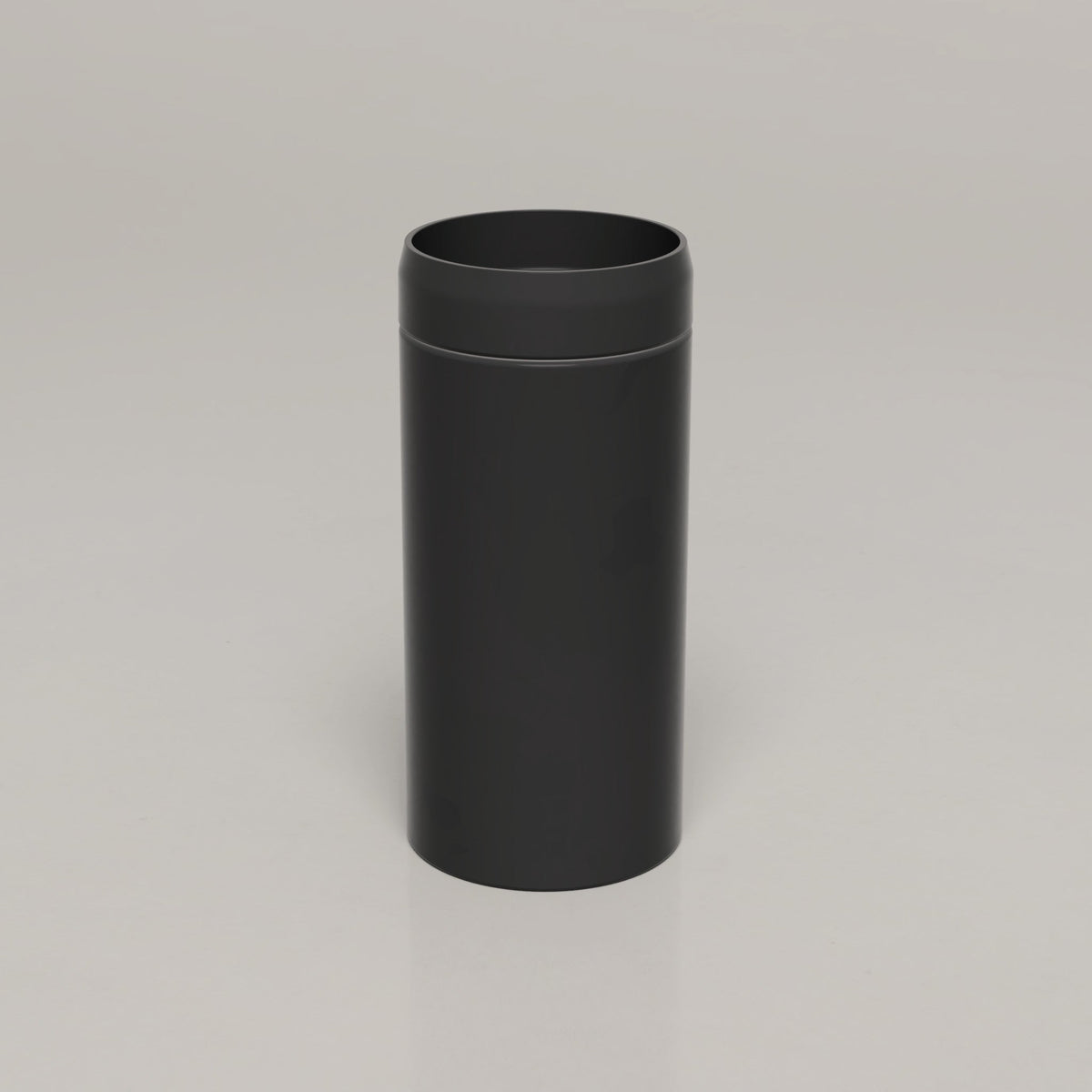 Nood Co Cylinder Prism Circle Concrete Basin in Charcoal | Nood Co