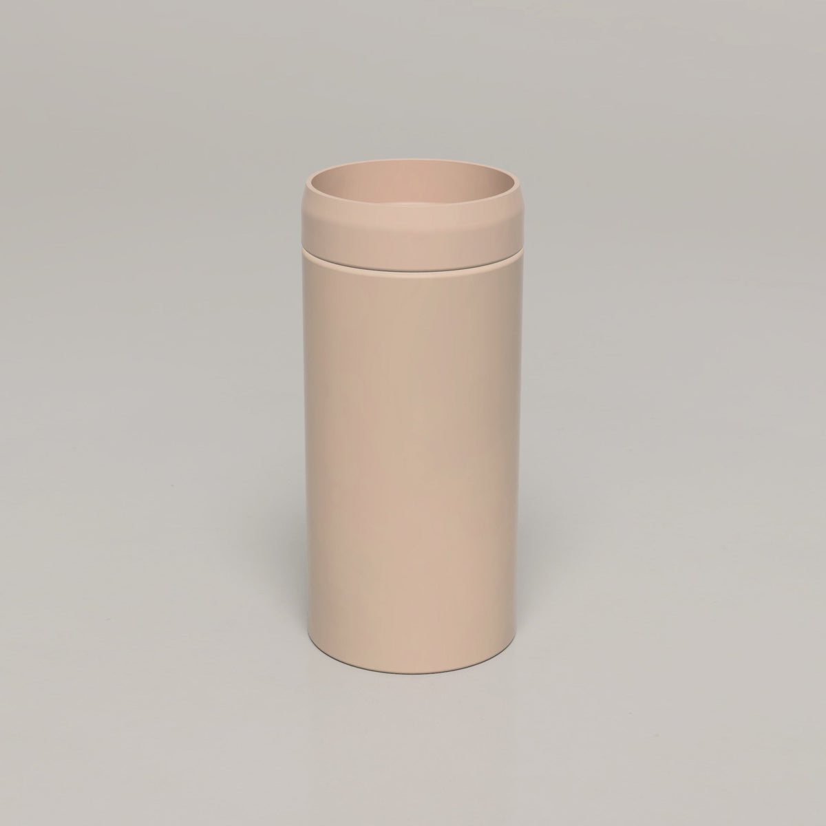 Nood Co Cylinder Prism Circle Concrete Basin in Mushroom | Nood Co