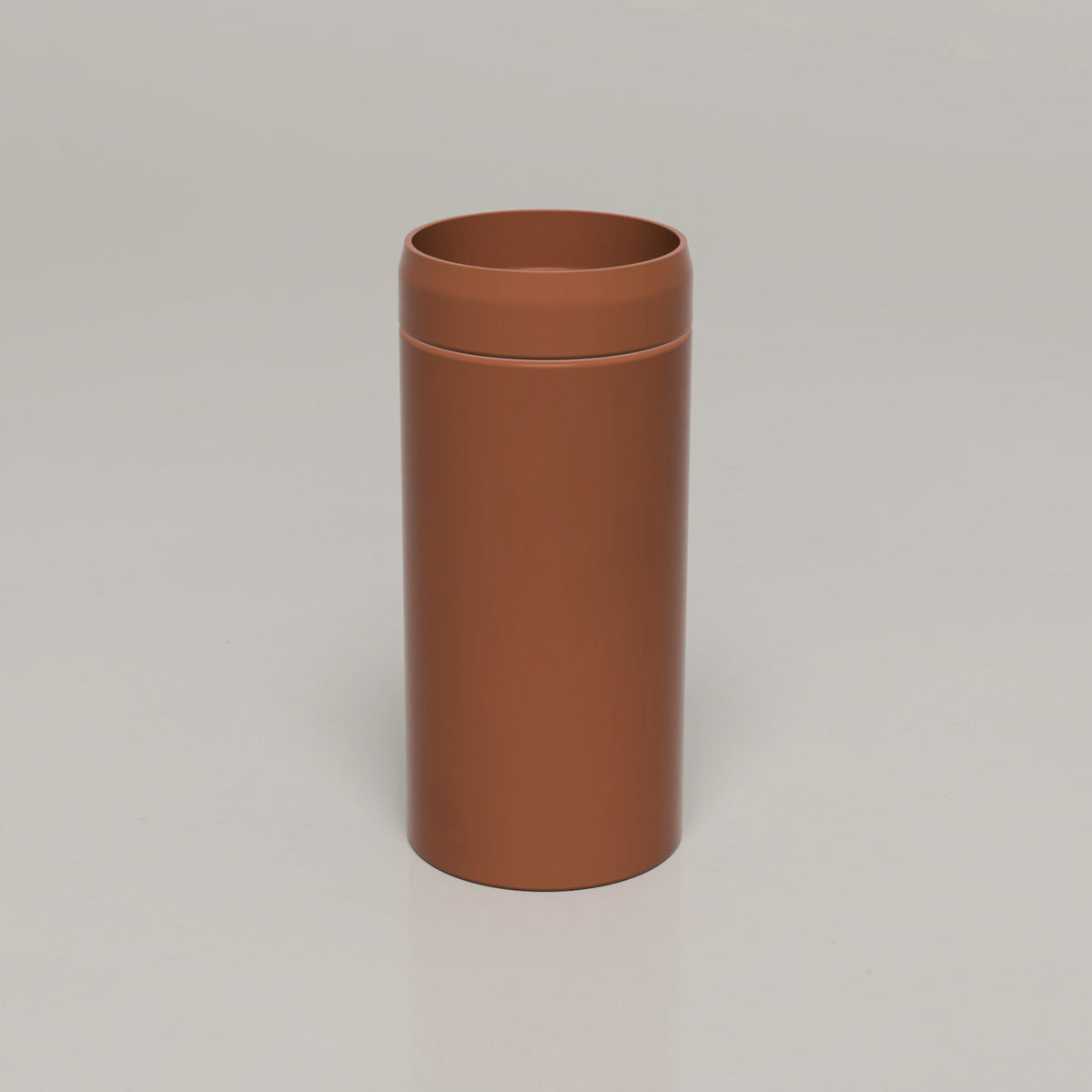 Nood Co Cylinder Prism Circle Concrete Basin in Rust | Nood Co