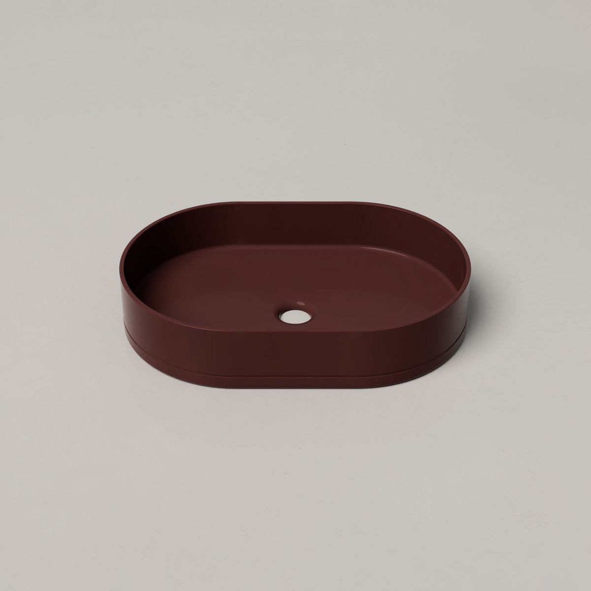 Nood Co Pill Concrete Basin in Clay | Nood Co