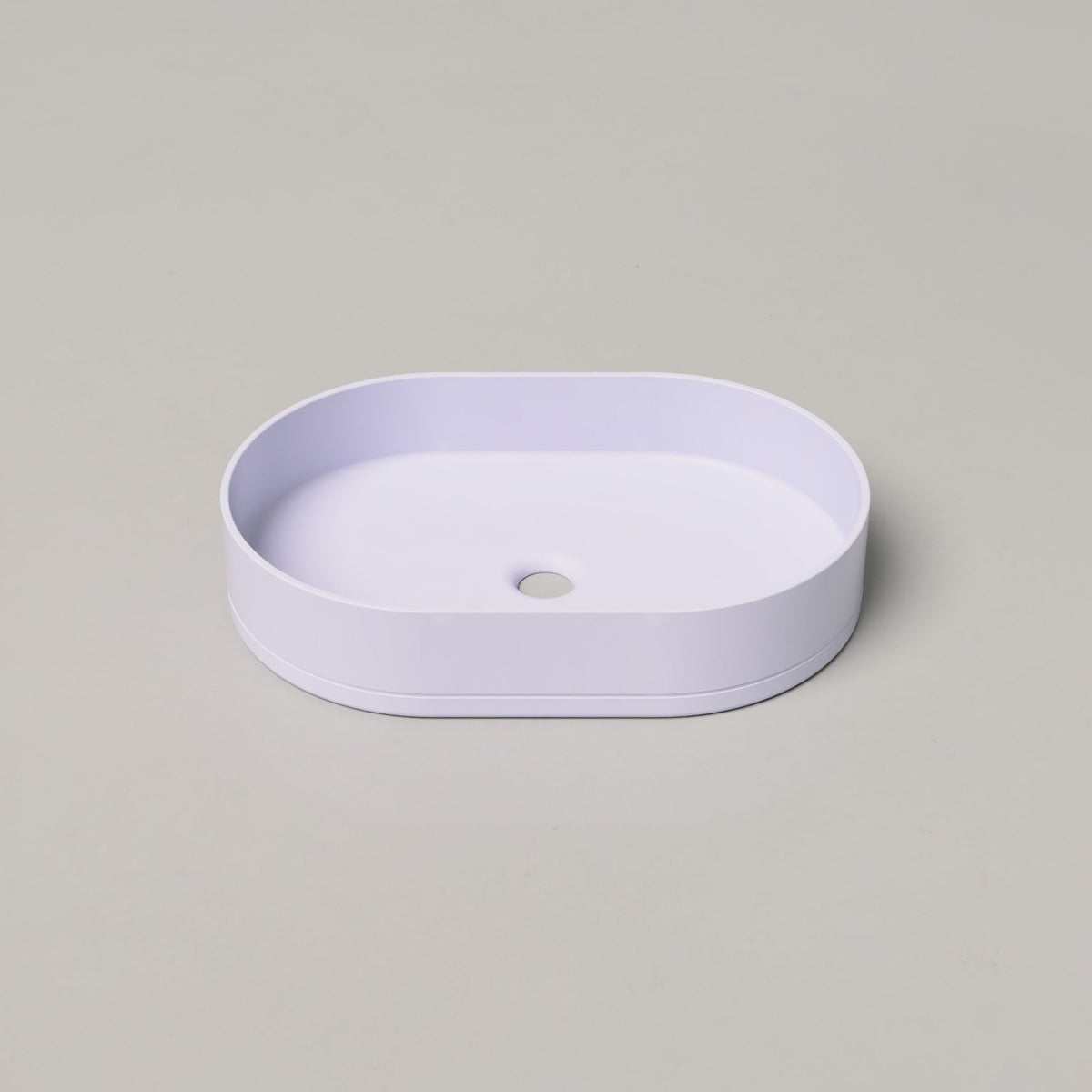 Nood Co Pill Concrete Basin in Lilac | Nood Co