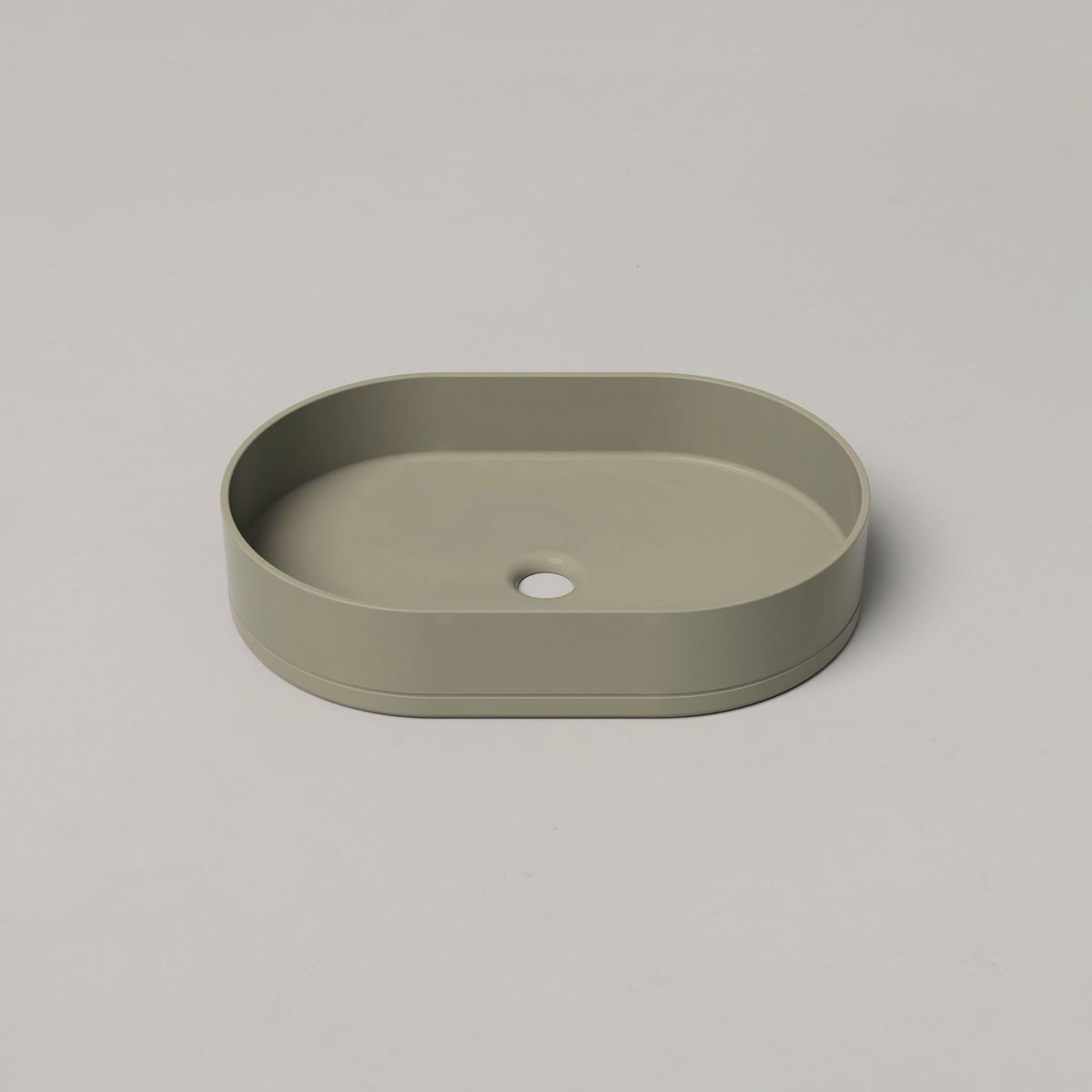 Nood Co Pill Concrete Basin in Sage | Nood Co