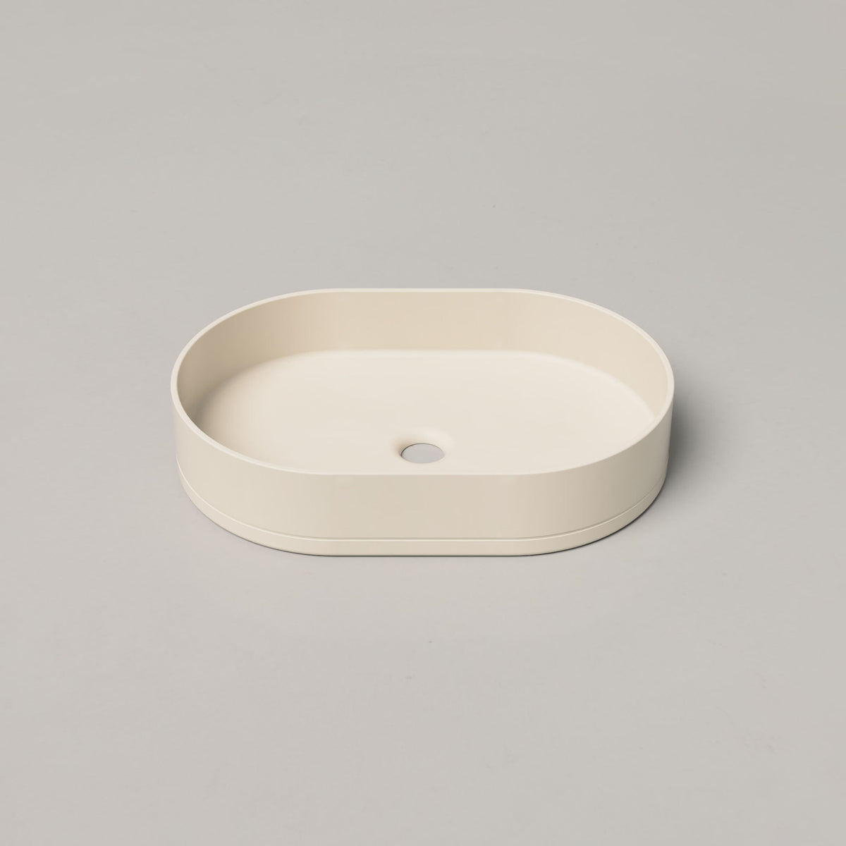 Nood Co Pill Concrete Basin in Wheat | Nood Co