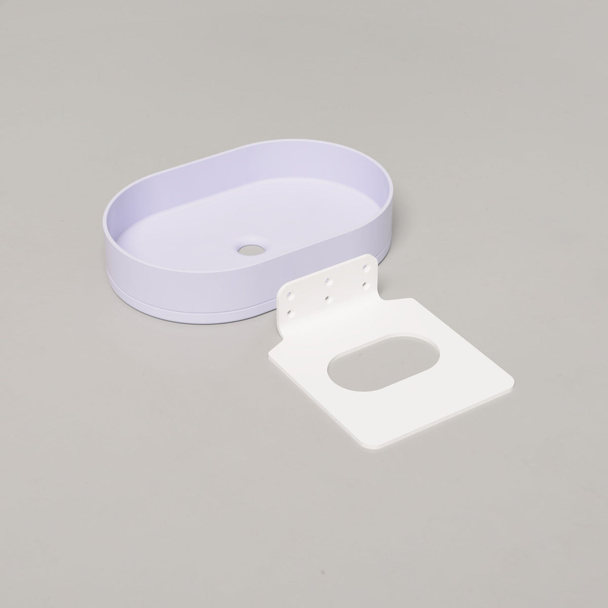 Nood Co Pill Concrete Basin in Lilac | Nood Co
