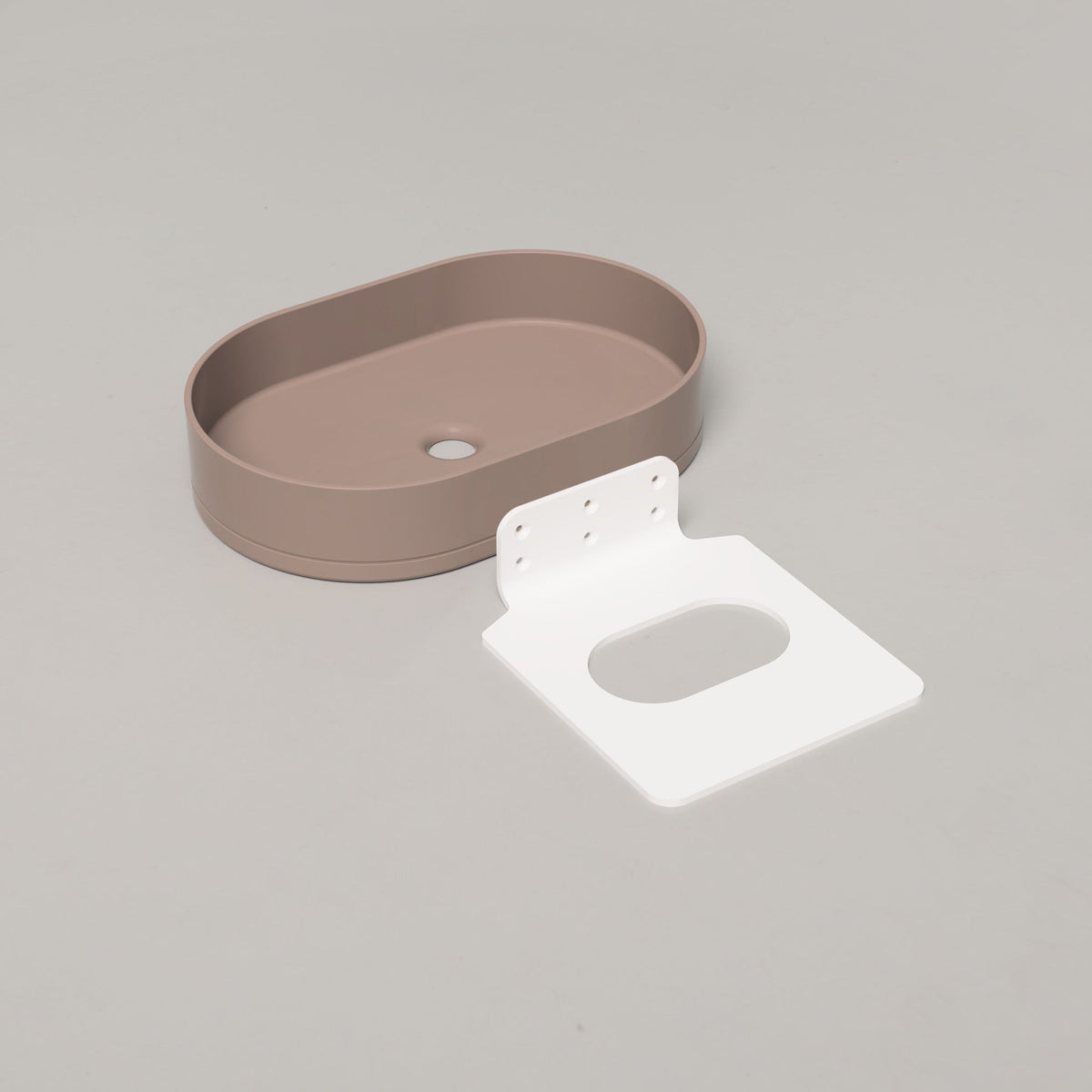 Nood Co Pill Concrete Basin in Paperbark | Nood Co