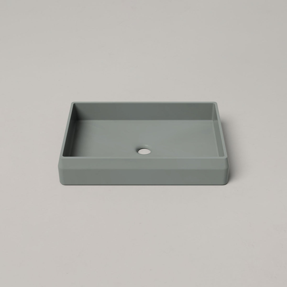 Nood Co Prism Rectangle Concrete Basin in Rowboat | Nood Co