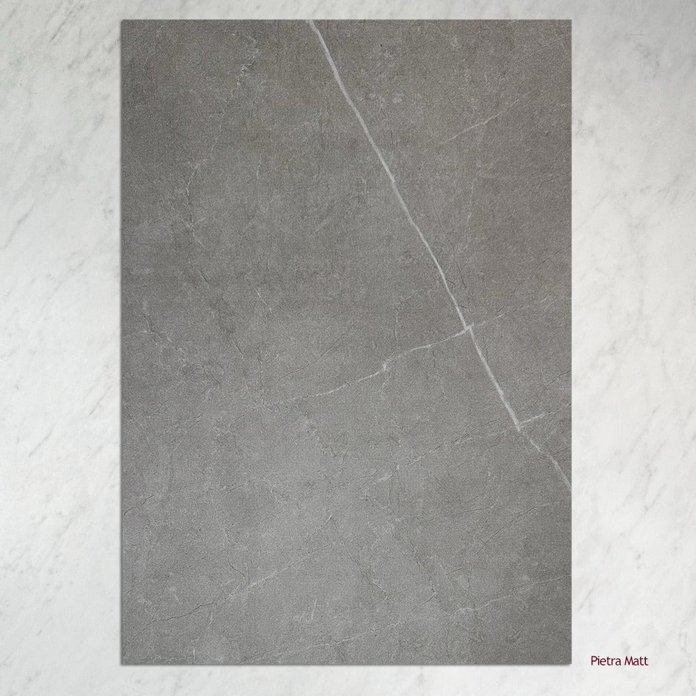 Builders Range Pietra Floor and Wall Tile in Grey, Matt finish