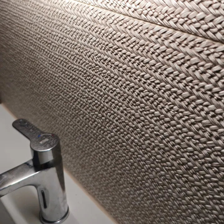 Porcelanosa Treccia Natural Basketweave Texture Tile 596x1500 – 3D / Texture finish