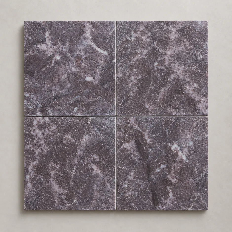 Regal Purple Marble Tile 150x150 | Tumbled Natural Stone Tile