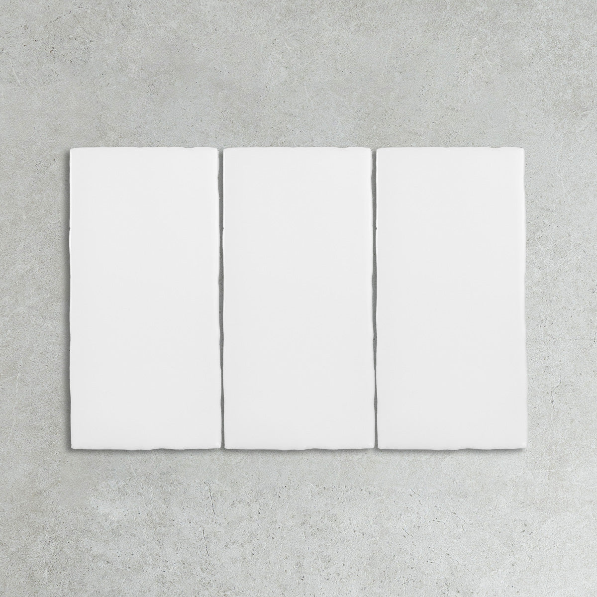 Rustic White Handmade Subway Tile
