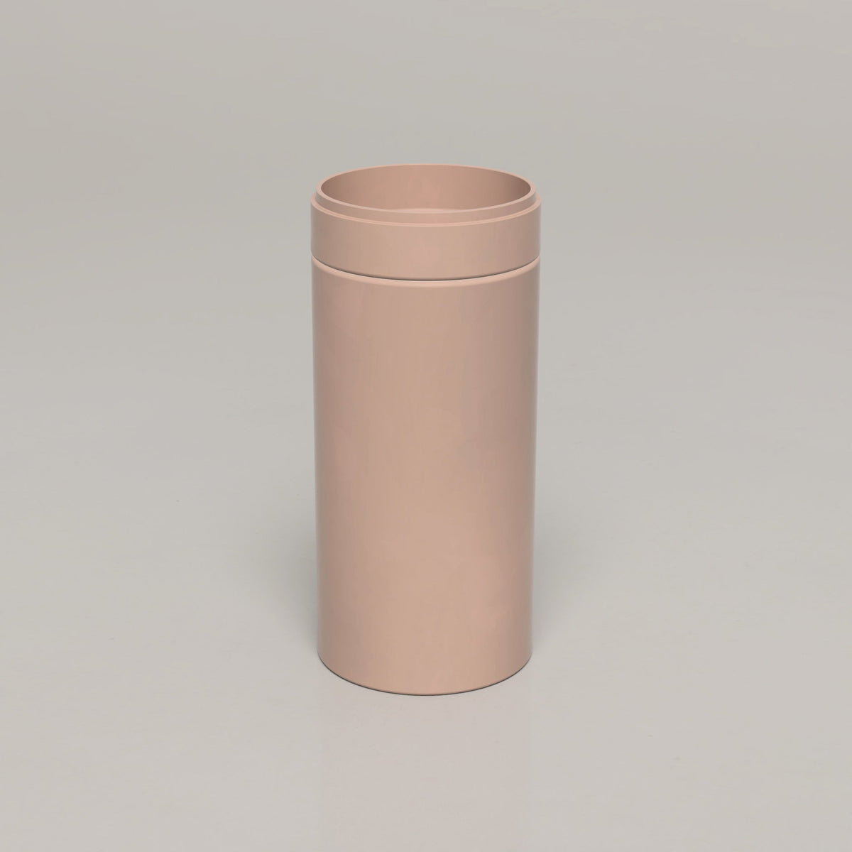 Nood Co Cylinder Stepp Circle Concrete Basin in Blush Pink | Nood Co