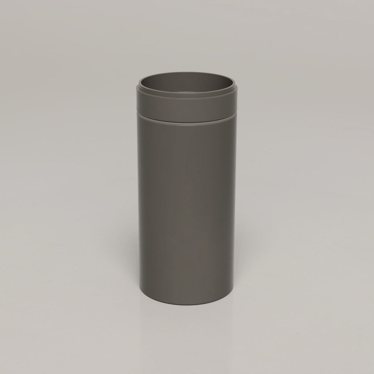 Nood Co Cylinder Stepp Circle Concrete Basin in Mid Tone Grey | Nood Co