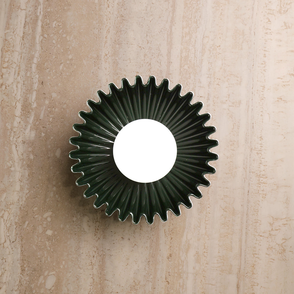 Gloss Green - Lunara Shelby Ceramic Wall Light